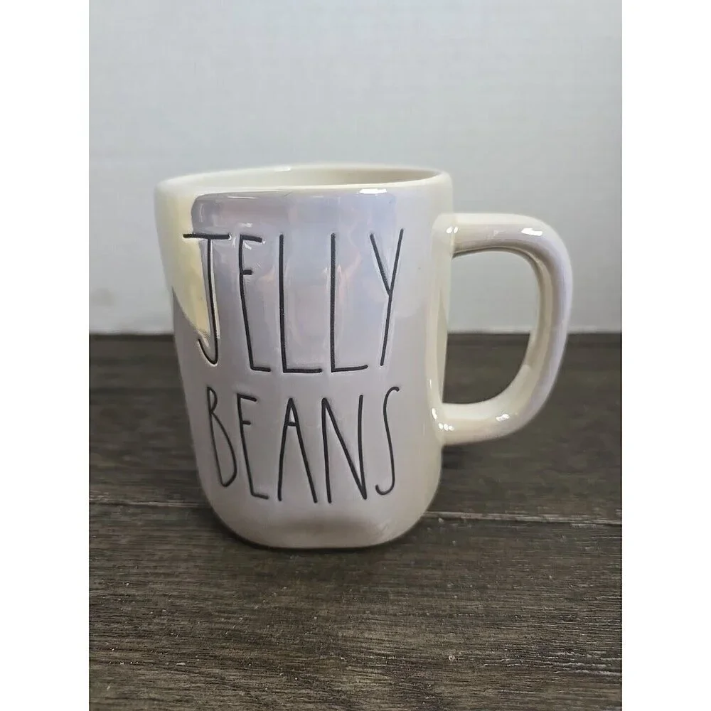 Rae Dunn Easter Iridescent Jelly Beans Mug Easter 2021 Magenta Farmhouse
